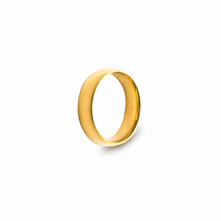 Matte Finish Golden Ring