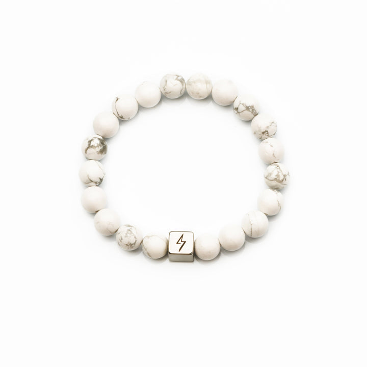 White Howlite Stone Bracelet