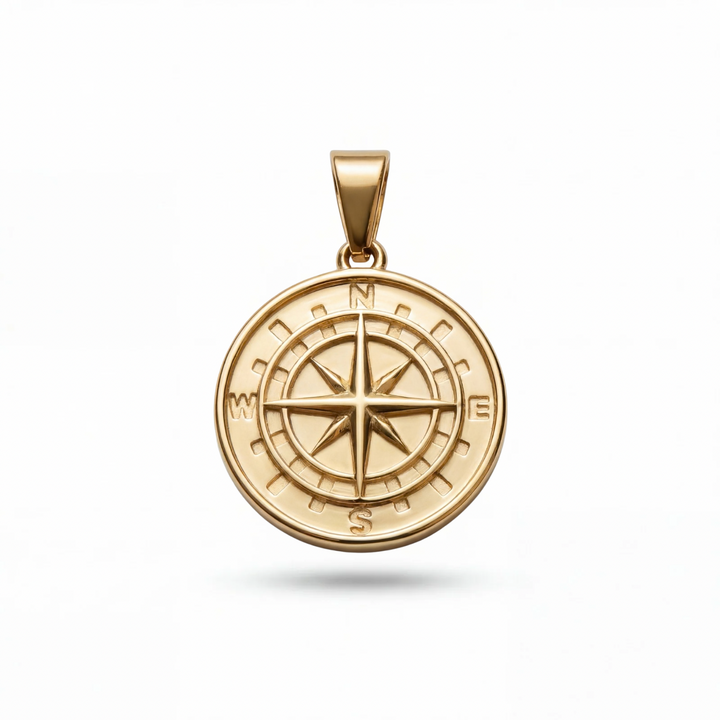 Compass Pendant (Gold)