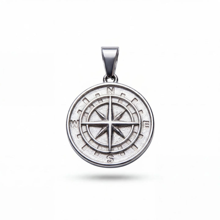 Compass Pendant (Silver)