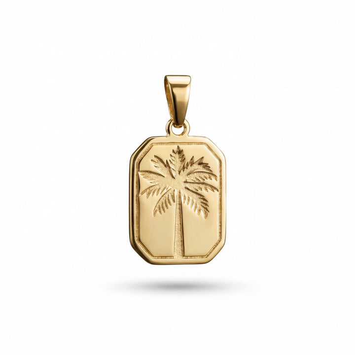 Palm Tree Pendant (Gold)