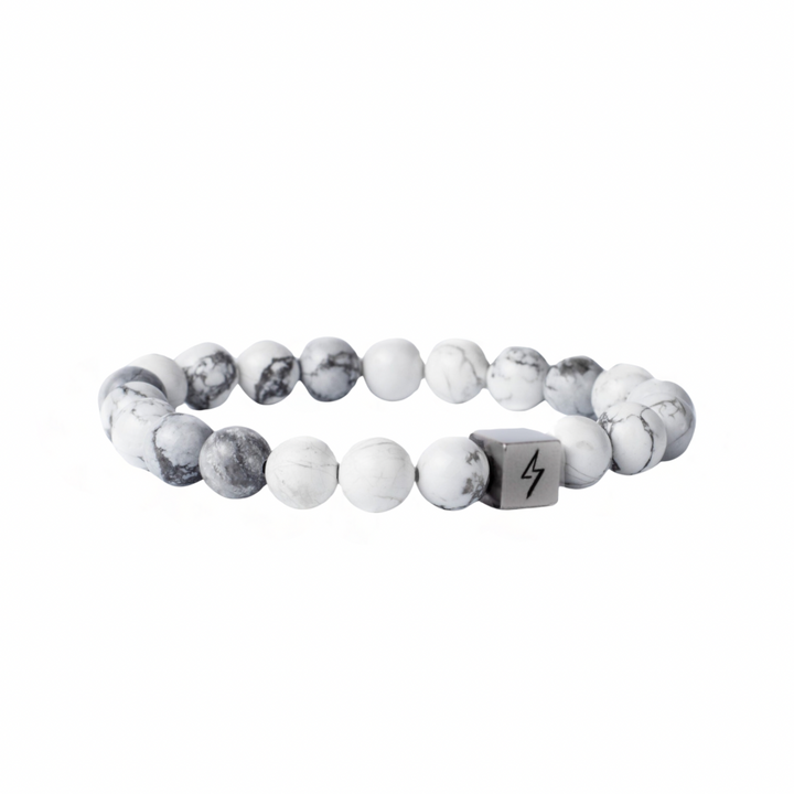 White Howlite Stone Bracelet