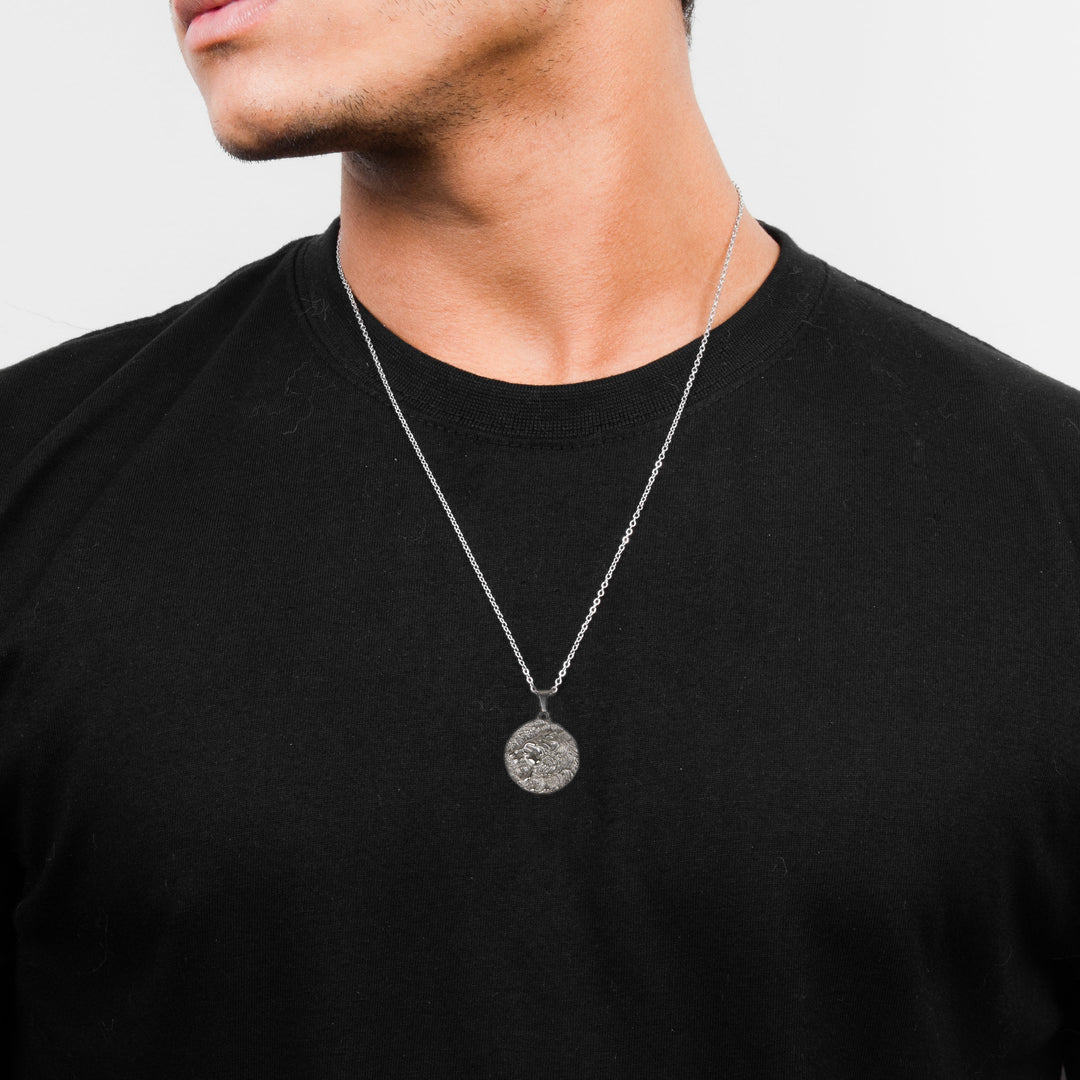 Lion Pendant (Silver)