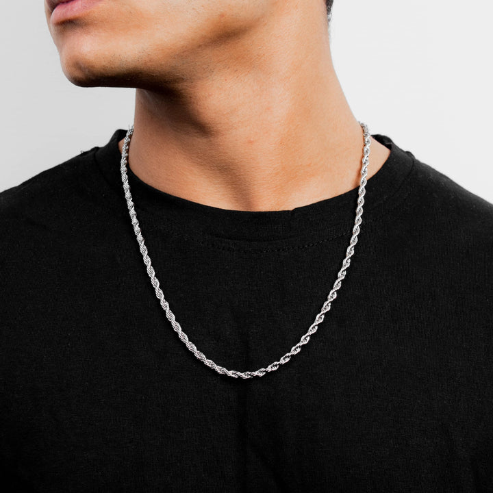 Rope 4MM Chain (Silver)