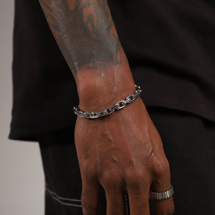Cable Links 6MM Bracelet (Silver)