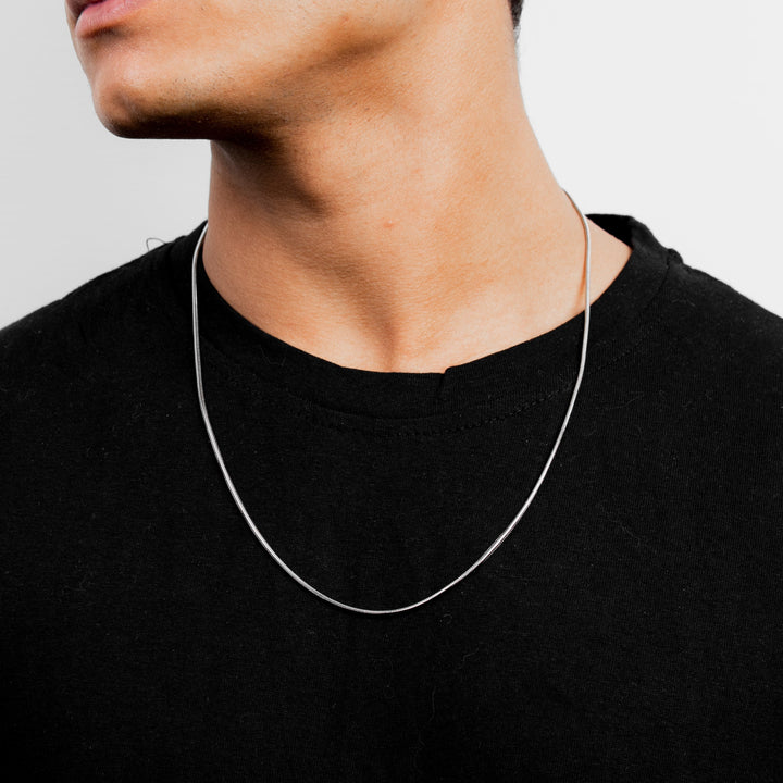Snake 1.5MM Chain (Silver)