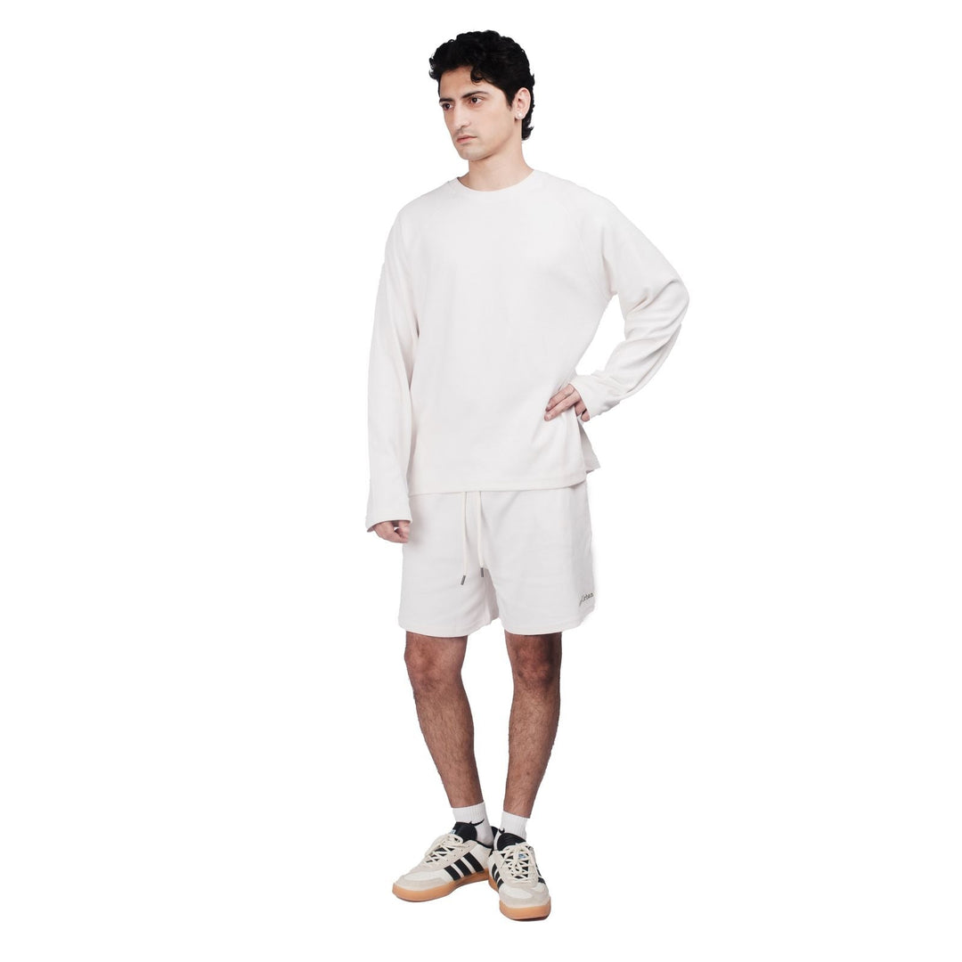 Urban Relaxed Tee -Ivory White