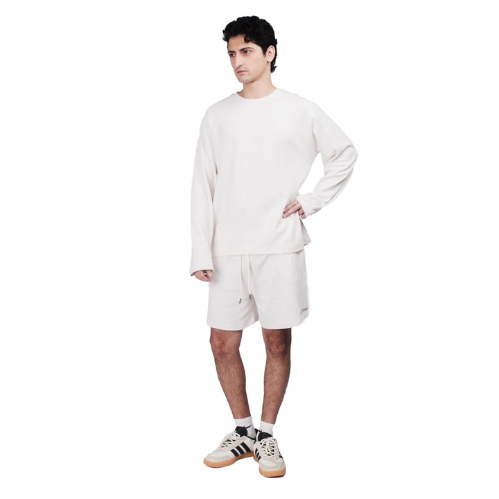 Urban Relaxed Tee -Ivory White