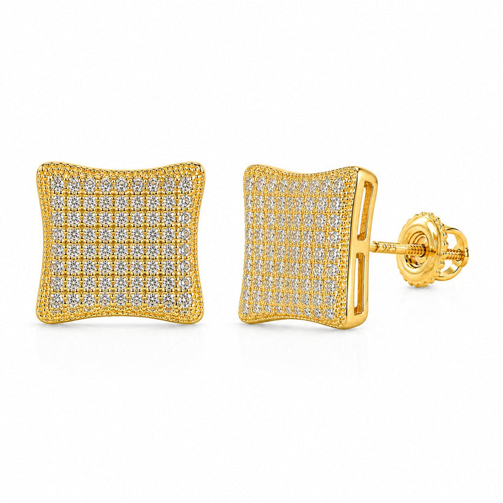 Cushion Pavé Studs