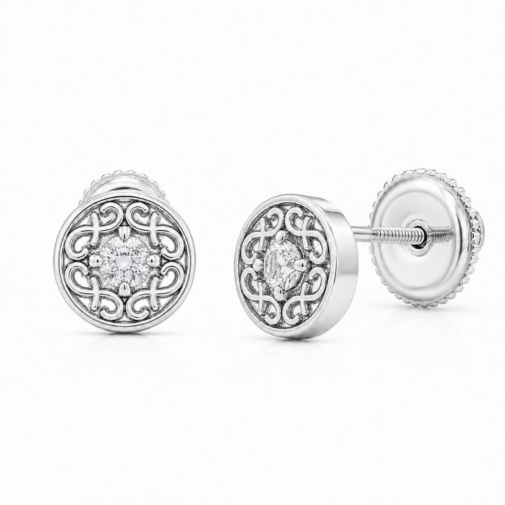 Round Crest Studs