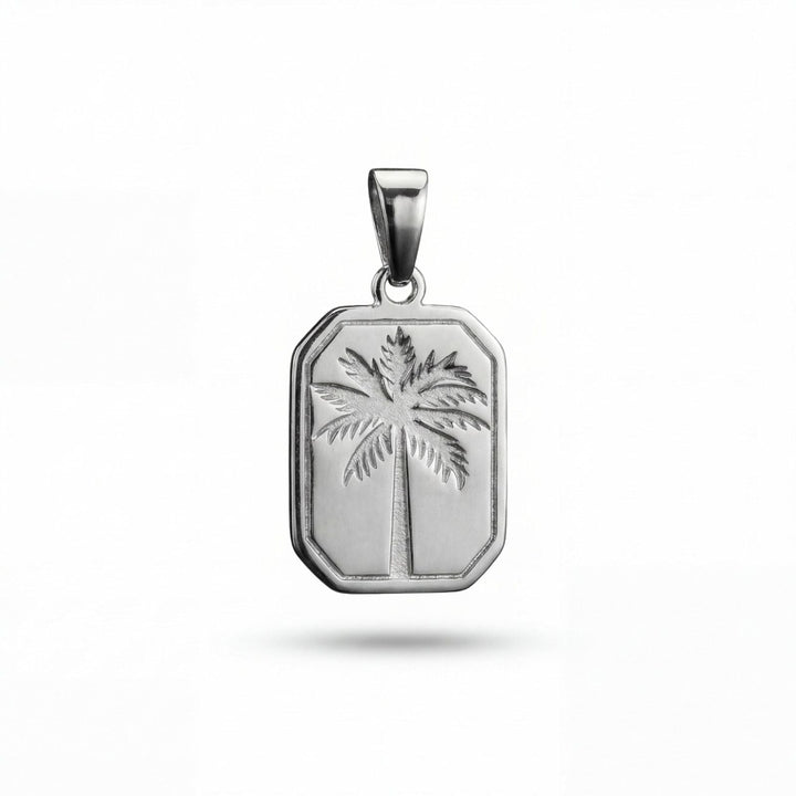 Palm Tree Pendant (Silver)
