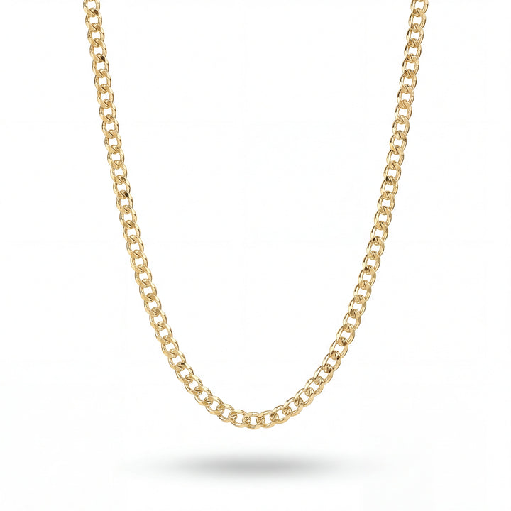 Curb 4MM Chain (Gold)