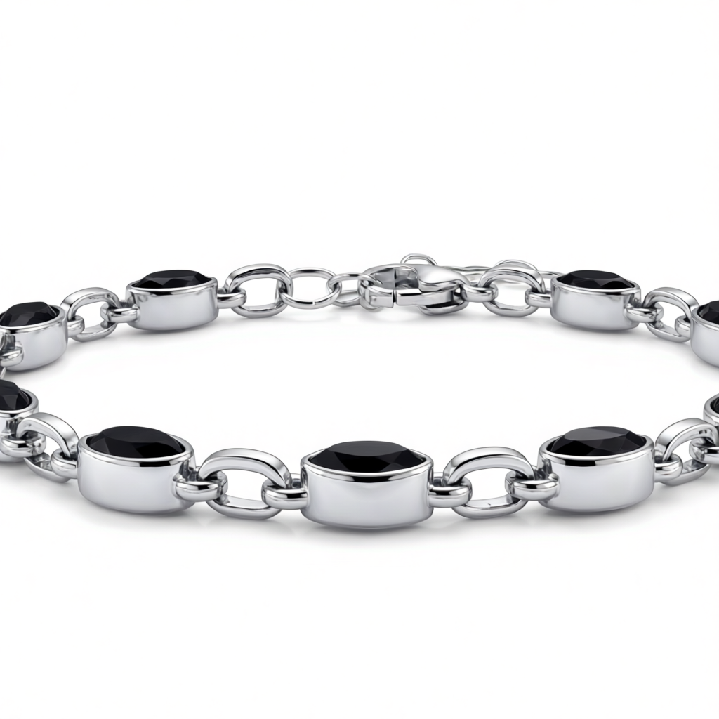 Black Marquise Bracelet
