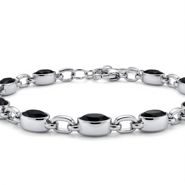 Black Marquise Bracelet