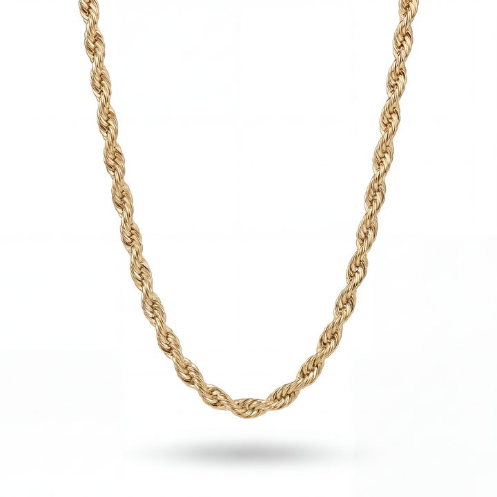 Rope 4MM Chain (Gold)