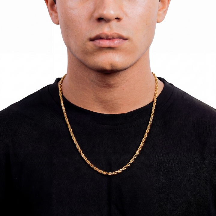 Rope 4MM Chain (Gold)